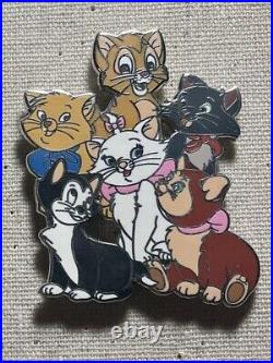 Disney Cats Cluster Fantasy Pin LE 25 Figaro Marie Oliver & More