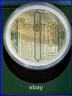 Disney Club 33 55th Emerald Anniv Challenge Coin 2 1/4 Exclusive & Rare! Nib