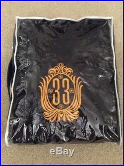 Disney Club 33 Logo 44 x 60 Black Acrylic Sports Blanket NIP RARE