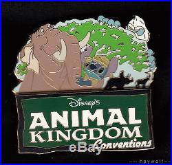 Disney Colonel Hathi, Stitch, & Yeti Animal Kingdom Theme Park Conventions Pin
