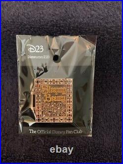 Disney D23 Hinged Pin Sleeping Beauty Storybook Jewel Book Disney Archive LE 500
