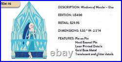 Disney D23 pin Windows of Wonder ELSA LE 400 PRESALE