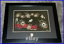 Disney DCA TOWER OF TERROR OPENING EVENT LE 100 FRAMED PIN SET TWILIGHT SCARE