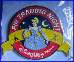 Disney DLP Pin Trading Night Paris Jumbo Cinderella LE 400 Pin