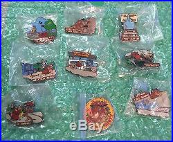 Disney DLR Cast Exclusive 8 Wild About Safety Collector Cards & 9 Pins MIP
