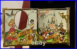 Disney DLR Featured Artist Storybook Jumbo Tinker Bell Stitch Dopey Castle Pin