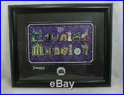 Disney DLR Framed Pin Set Haunted Mansion Haunting Spells O'Pin House Event