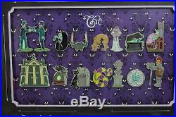 Disney DLR Framed Pin Set Haunted Mansion Haunting Spells O'Pin House Event