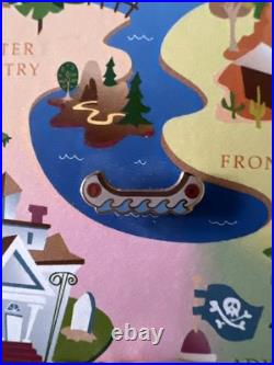 Disney DLR GWP Disneyland Attractions 9 Pins and Map Set GWP LE 5000 NEW