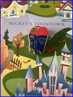 Disney DLR GWP Disneyland Attractions 9 Pins and Map Set GWP LE 5000 NEW