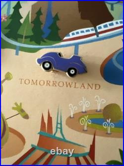 Disney DLR GWP Disneyland Attractions 9 Pins and Map Set GWP LE 5000 NEW