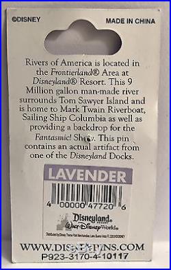 Disney DLR Piece of Disney History 2 Rivers of America Dock Tinker Bell LE Pin