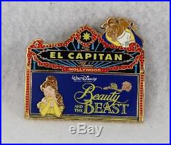 Disney DSF El Capitan Theatre Marquee LE 150 Pin Beauty and the Beast Belle