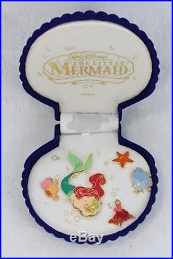 Disney DSF LE 300 Pin The Little Mermaid Ariel Friends Shell Boxed Set