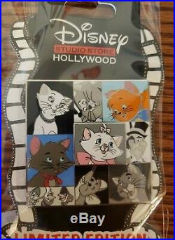 Disney DSSH Character Block LE 400 Pin Aristocats Marie Toulouse Berlioz Cat NEW