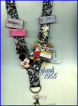 Disney Dateline Disneyland'55 Press Kit Replica Tickets Marquee Castle Pin Set