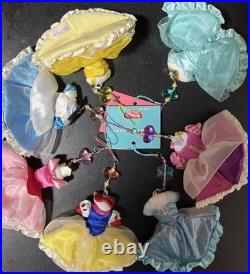 Disney Disney Princess Strap Set of 7 Phone Cleaners & Charms Used Japan