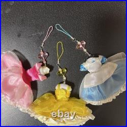 Disney Disney Princess Strap Set of 7 Phone Cleaners & Charms Used Japan