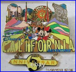 Disney Disney's California Adventure 5th Anniversary Jumbo Artist Proof AP Pin