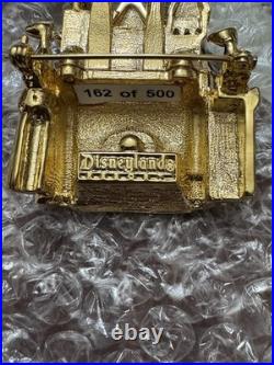 Disney Disneyland 50 Anniversary Princess Swarovski Brooch Pin Castle Prop