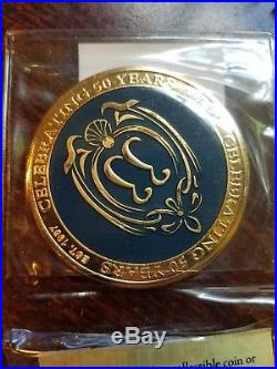 Disney Disneyland Club 33 50th Anniversary LIMITED EDITION Challenge Coin