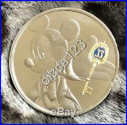 Disney Disneyland Club 33 Challenge Coin 2018 Mickey Mouse Key NEW