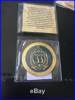 Disney Disneyland Club 33 Challenge Coin 50th Anniversary Members Only NEW