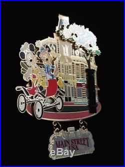 Disney Disneyland Main Street USA Mickey & Minnie Jumbo Pin Alex Maher