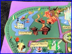 Disney Disneyland Park Atlas Lands Map Puzzle 6 Piece Cast Jumbo LE Pin Set