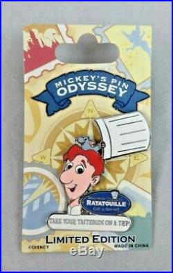 Disney Disneyland Pin Mickey's Pin Odyssey Remy and Linguini Ratatouille