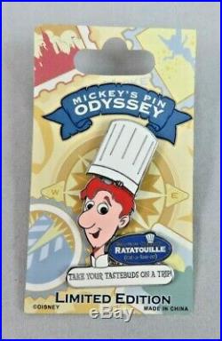 Disney Disneyland Pin Mickey's Pin Odyssey Remy and Linguini Ratatouille