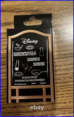 Disney Distinctively Disney Dining Mystery Pin 9 Pins