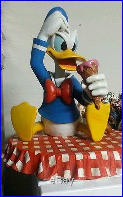Disney Donald Duck Chip Dale Big Figure Ice Cream Art of Disney Theme Parks