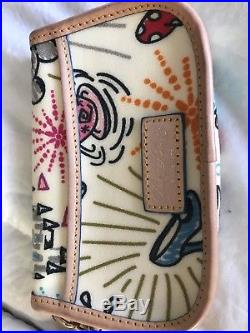 Disney Dooney And Bourke Theme Park Sketch Tote with wristlet