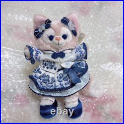 Disney Duffy & ShellieMay Plush Badge Keychain Blue Flower Series Unused