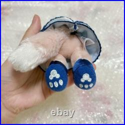 Disney Duffy & ShellieMay Plush Badge Keychain Blue Flower Series Unused