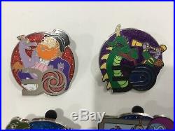 Disney Epcot 30th Anniversary Mystery World of Motion Figment Pin LOT OF 4