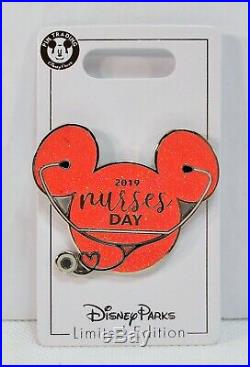 Disney Exclusive Nurses Day 2019 Mickey Head Ears Icon Pin LE 2000 NEW CUTE RARE