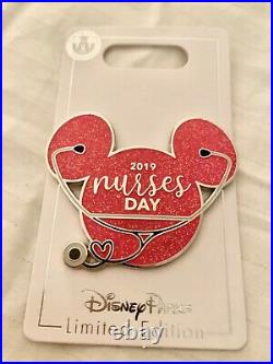 Disney Exclusive Nurses Day 2019 Mickey Head Ears Icon Pin LE 2000 NEW CUTE RARE