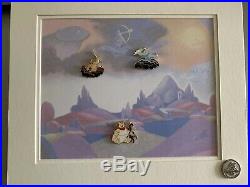 Disney Fantasia Search For Imagination Event Framed Pin Set LE 12 Holy Grail