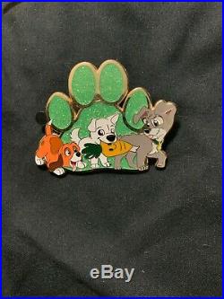Disney Fantasy Pin LE /50 Bolt Scamp Copper Dog Paws and Claws 2 Rare VHTF