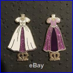 Disney Fantasy Pin Lot (2) Rapunzel Tangled Wedding Dress Stand LE 75 Rare HTF