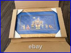 Disney Framed Pin Set 265/400 Happiest Homecoming March Disneyland 50th BOXED