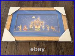 Disney Framed Pin Set 309/400 Happiest Homecoming March Disneyland 50th BOXED