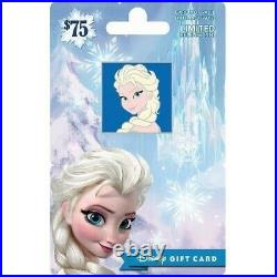 Disney Frozen 2014 Christmas Gift Card Pin Set USA Disney Theme Park 2014 New