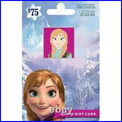 Disney Frozen 2014 Christmas Gift Card Pin Set USA Disney Theme Park 2014 New