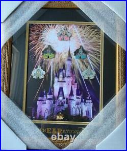Disney GenEARation D Cinderella Castle Through the Years Framed LE 150 Pin Set