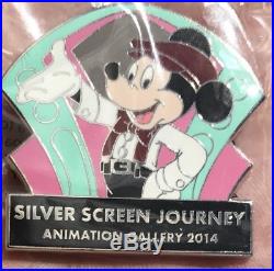 Disney Great Movie Ride Silver Screen Journey Mickey Pin Animation Gallery NEW