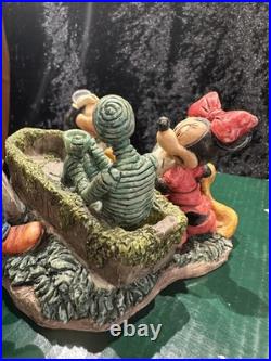 Disney HAUNTED MANSION Tea Anyone Harmony Kingdom Mickey Minnie Goofy Pluto