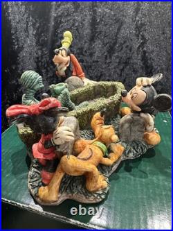 Disney HAUNTED MANSION Tea Anyone Harmony Kingdom Mickey Minnie Goofy Pluto